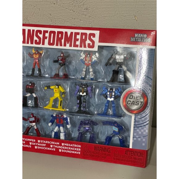 Transformers Nano Metalfigs Die-Cast 18-Pack Collectible Figures By Jada Toys - Picture 3 of 5